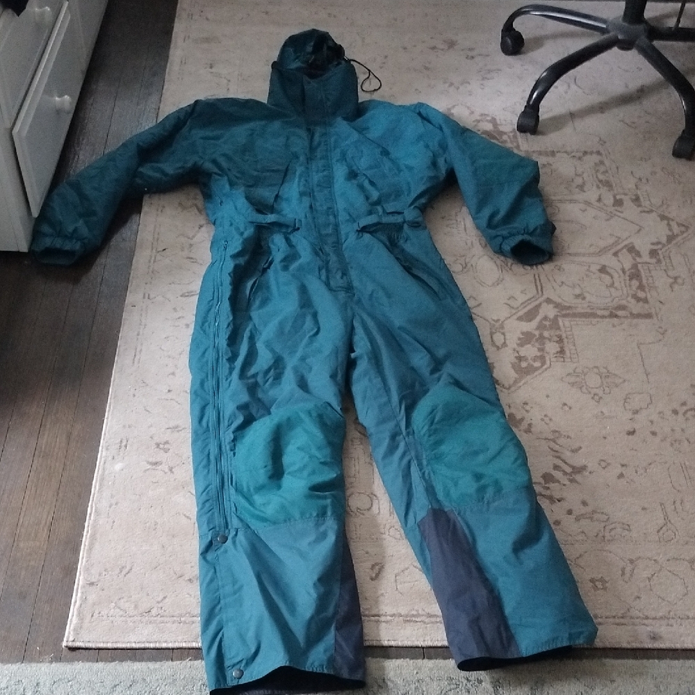 Teal Full-Body Snowsuit